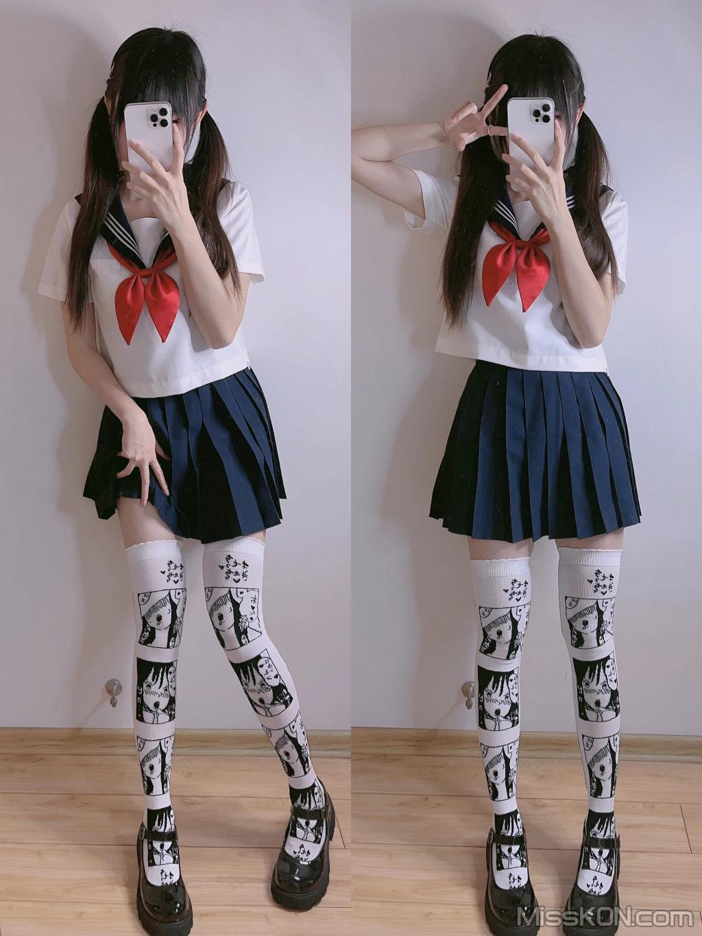 Coser@miko酱ww: mikoの白丝01 (241 photos)(106)