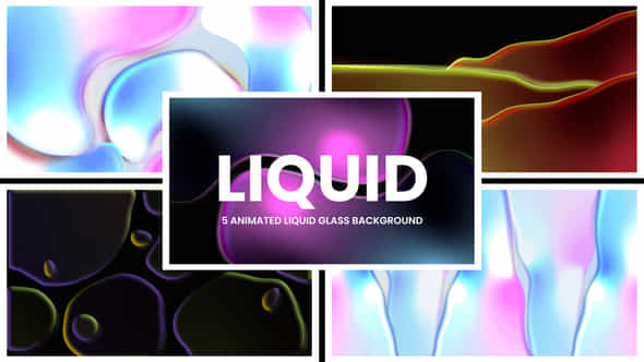 Liquid Glass Background Loop - VideoHive 59618582
