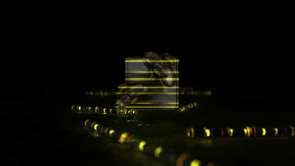 Glow Sticks Logo Reveal - VideoHive 23450142