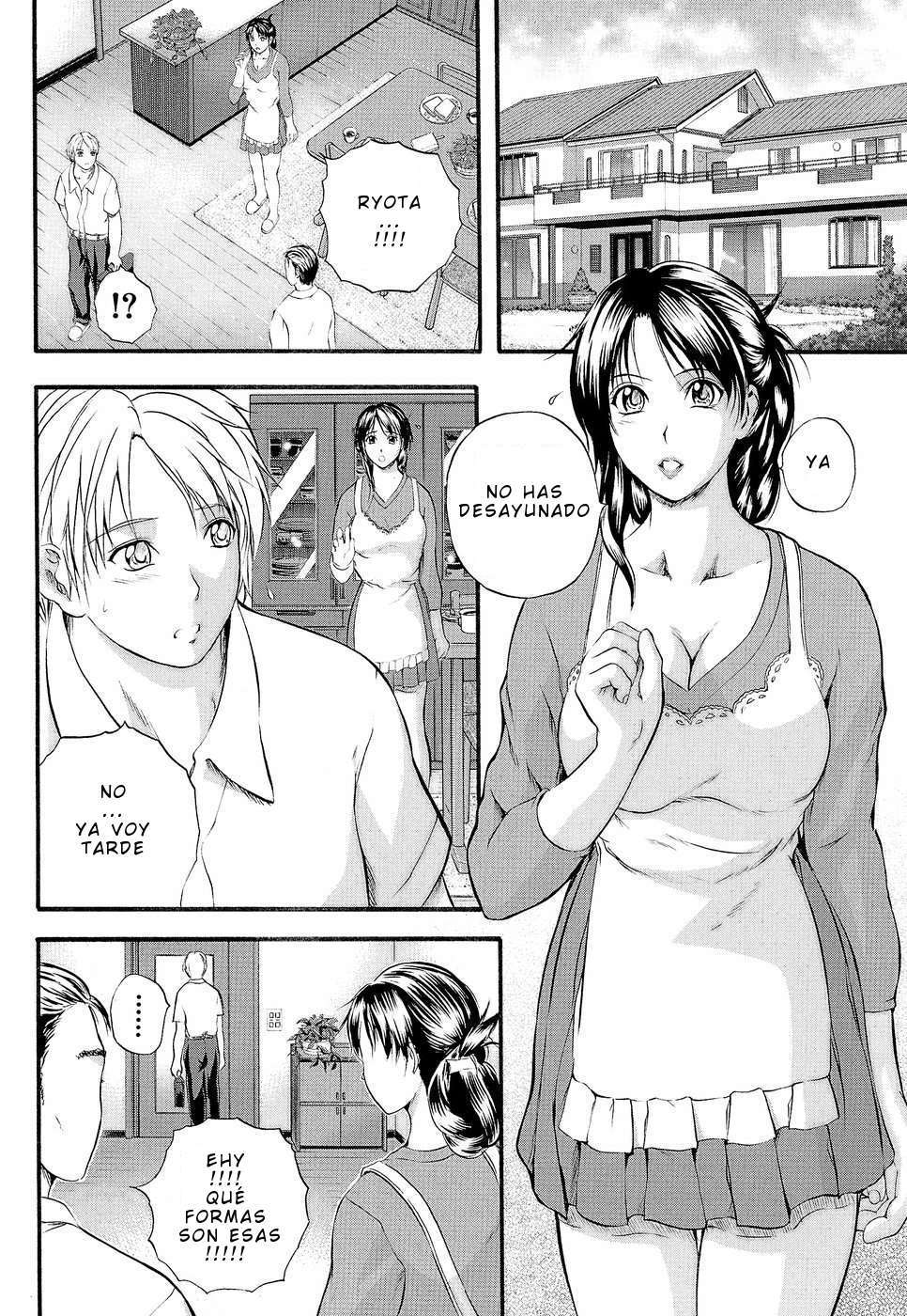 [Izumi Kyouta] Mama to Boku no Milk (Yawahada Shidou) [Spanish]