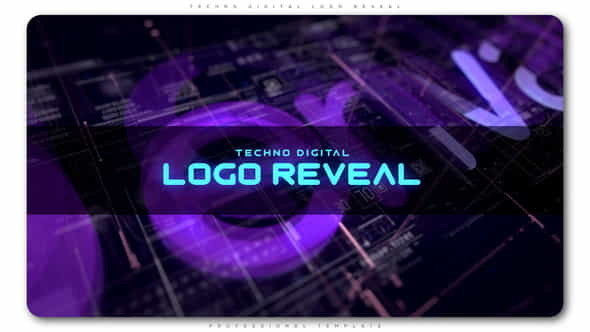 Techno Digital Logo Reveal - VideoHive 22649844