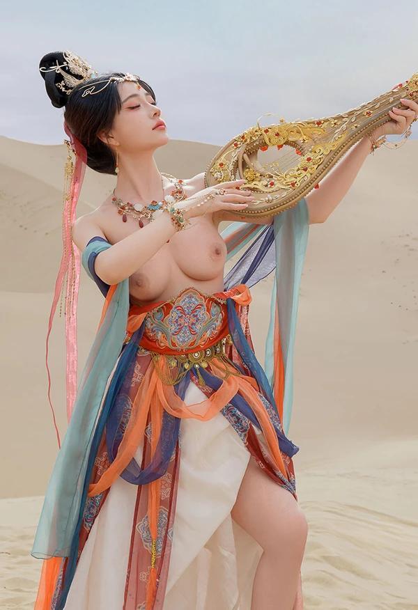 极品女神年年敦煌飞天飘飘若仙无圣光唯美图集(9)