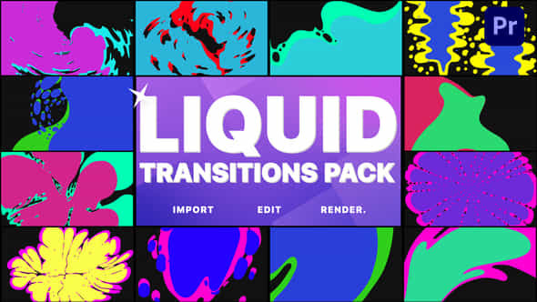 Liquid Matte Transitions - VideoHive 39695495