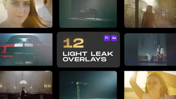Light Leak Overlays - VideoHive 34535325