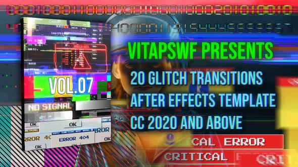 Glitch Transitions - VideoHive 47708031