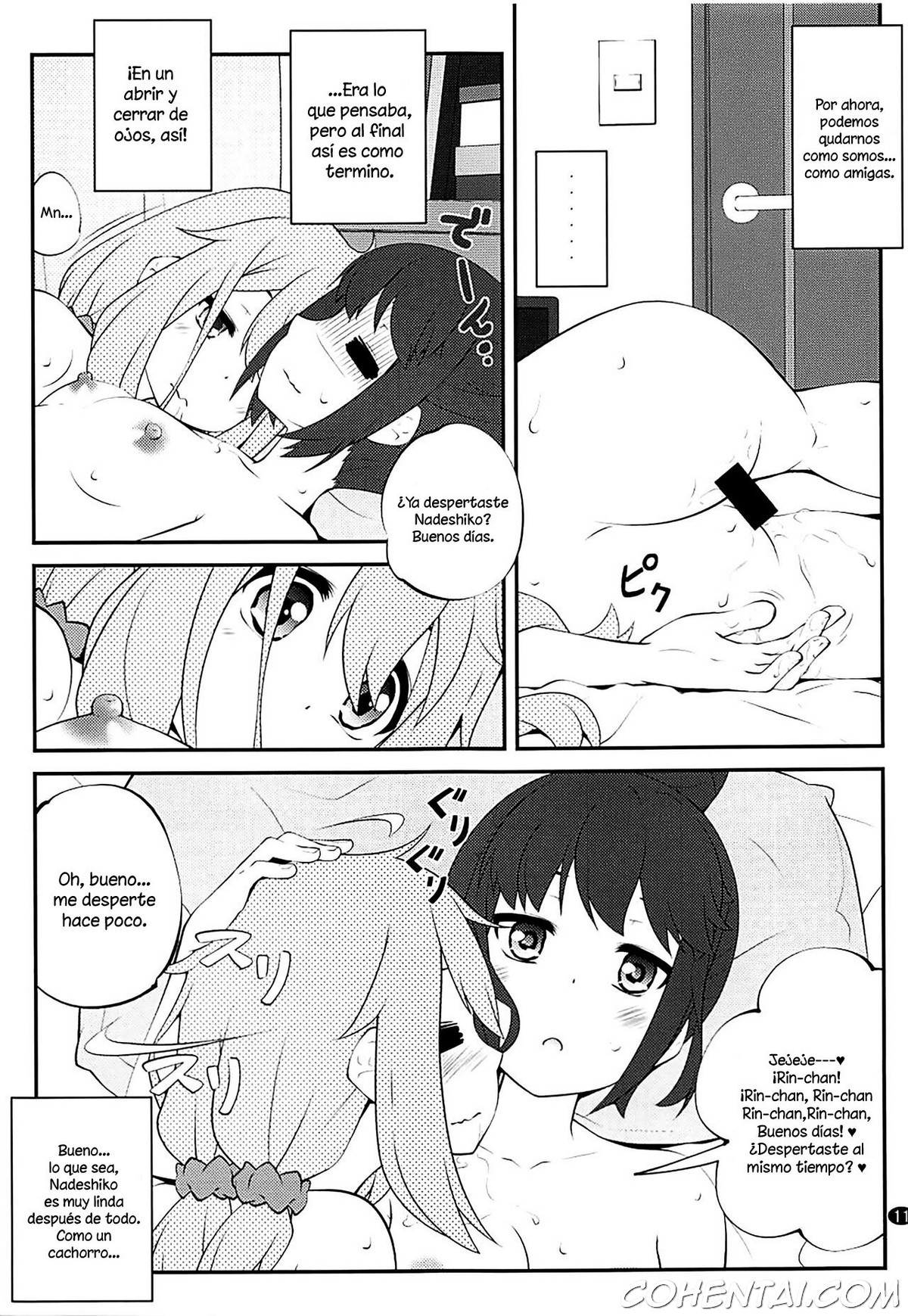 Sankakkei no, Himitsu (Yuru Camp) xxx comics manga porno doujin hentai español sexo Nadeshiko Kagamihara Rin Shima Yuru Camp | Laid-Back Camp