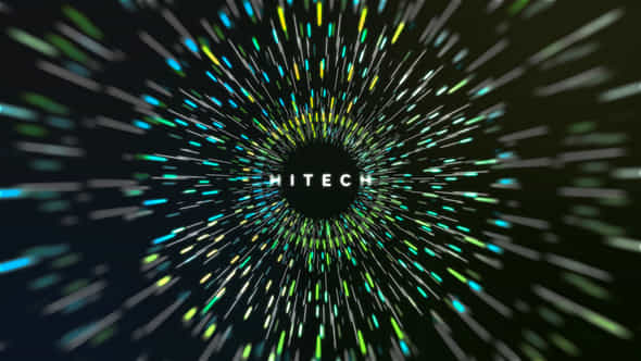 Techno Particle Logo - VideoHive 40966803