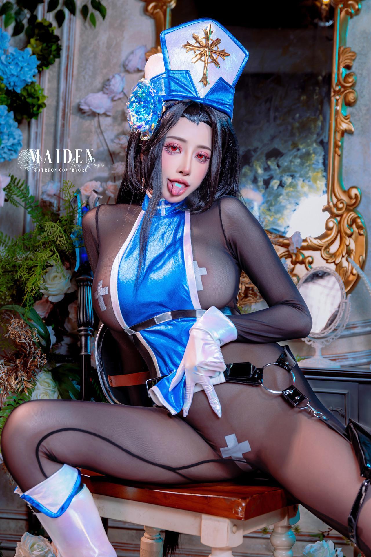 Cosplay 日本性感萝莉Byoru Maiden-Ice Rose(7)