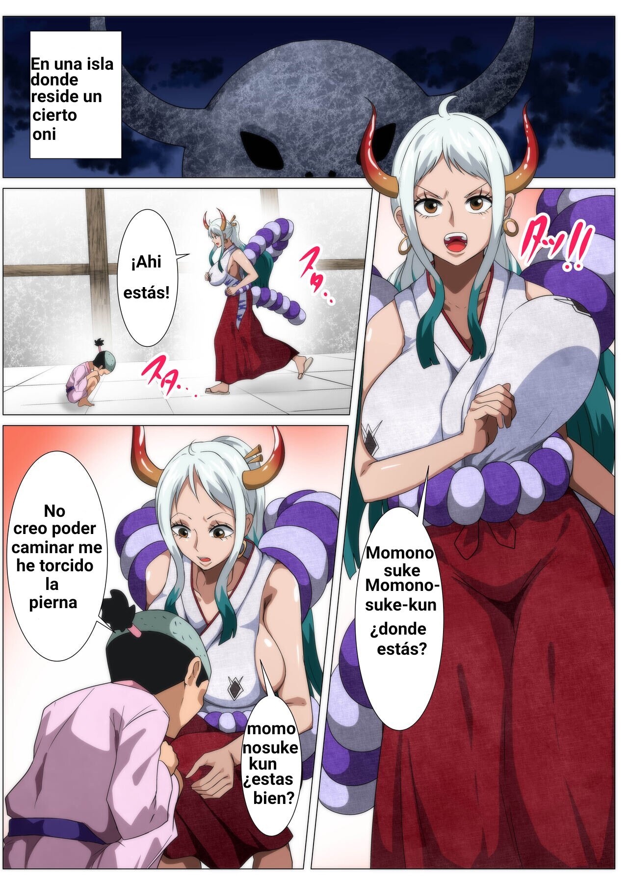 Bakunyuu Oni Musume no Hatsu Ecchi - 1