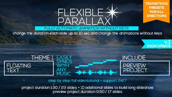 Flexible Parallax Slideshow_Floating Text - VideoHive 19788192
