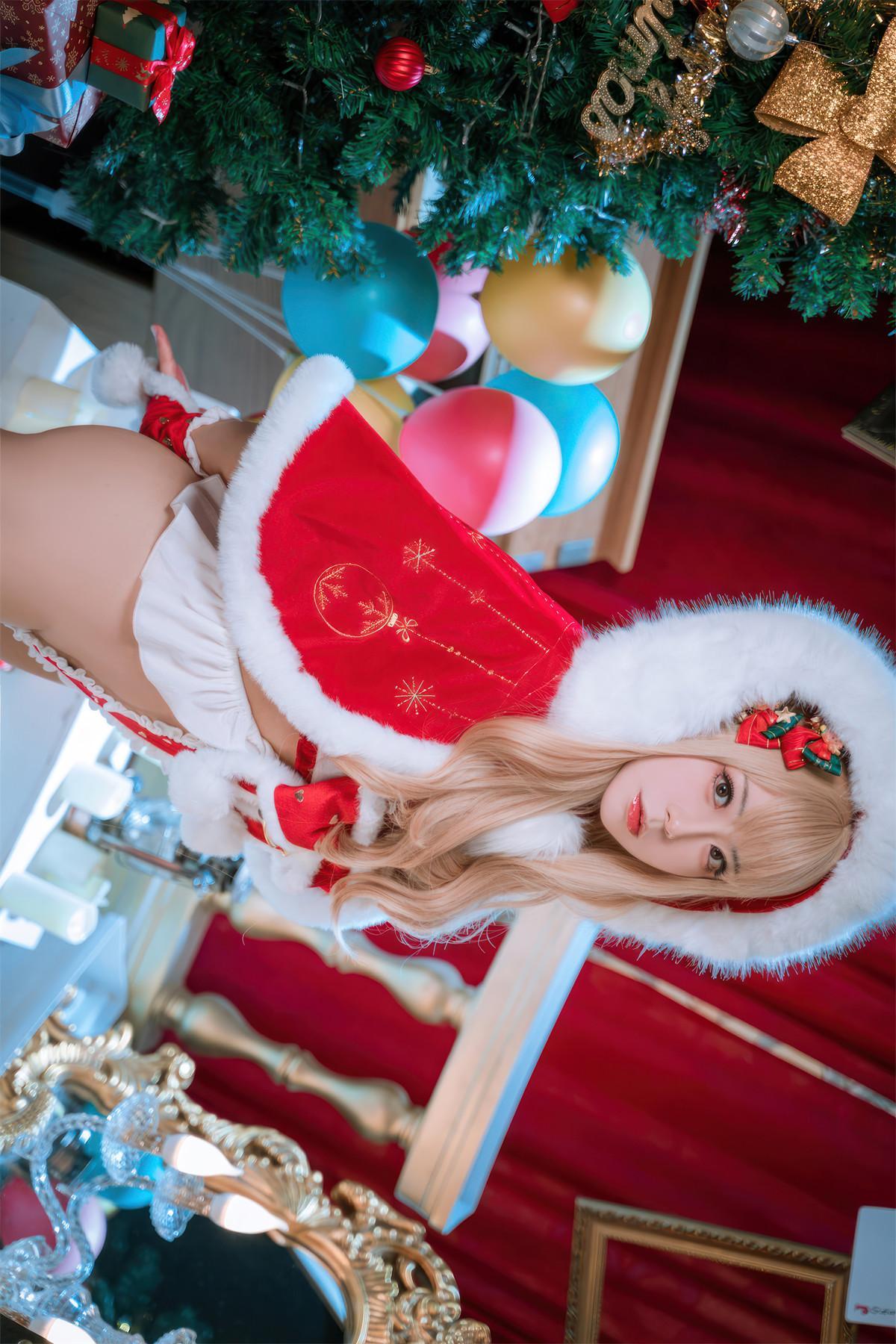 Cosplay 虎森森 圣诞精灵 Christmas(63)