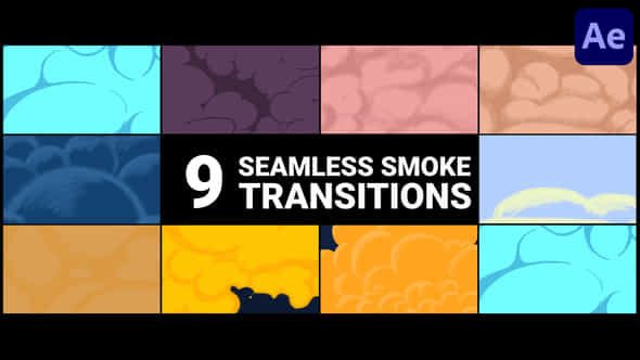 Seamless Smoke Transitions - VideoHive 46581197