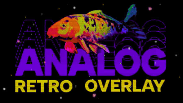 Analog Retro Overlay - VideoHive 58639882