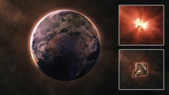 Shockwave Planet Destruction - Logo Reveal | Space - VideoHive 7911141