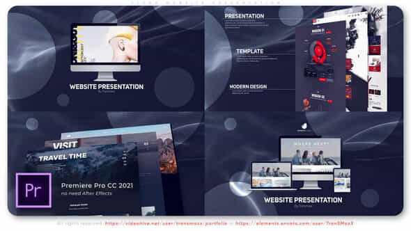 Clear Website Presentation - VideoHive 40672427