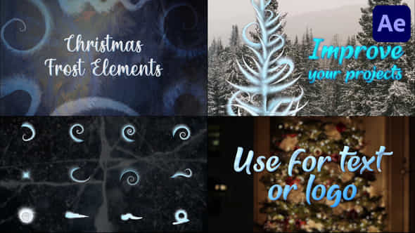 Winter Frost Elements - VideoHive 40813013