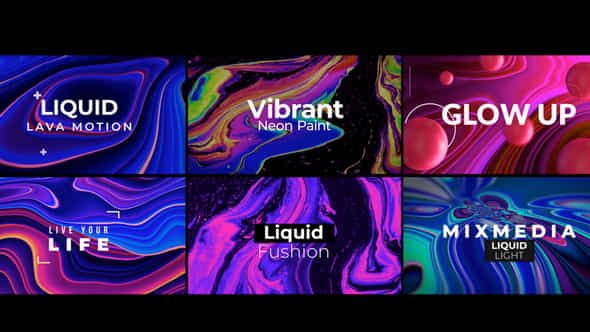 Abstract Titles | Liquid Light - VideoHive 34744085