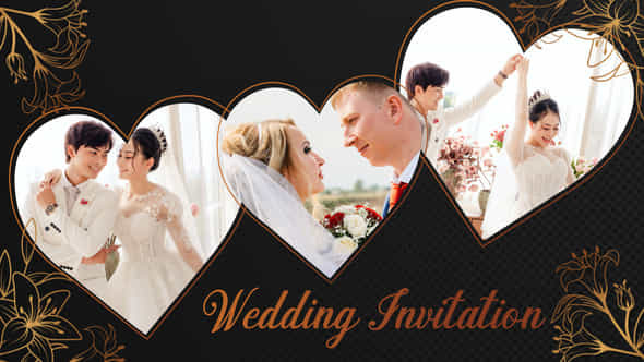 Romantic Wedding Invitation - VideoHive 43262783