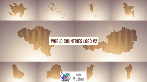 World Countries Logo - VideoHive 40782703