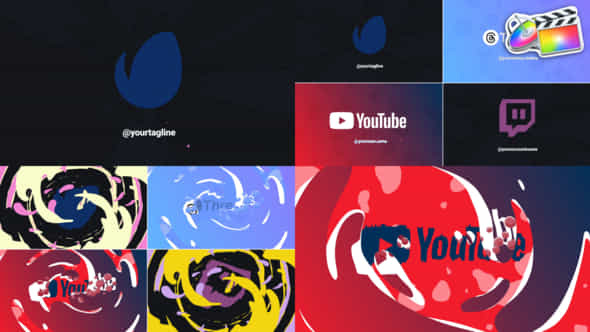 Colorful Funny Logo Opener Pack For Fcpx - VideoHive 50854832