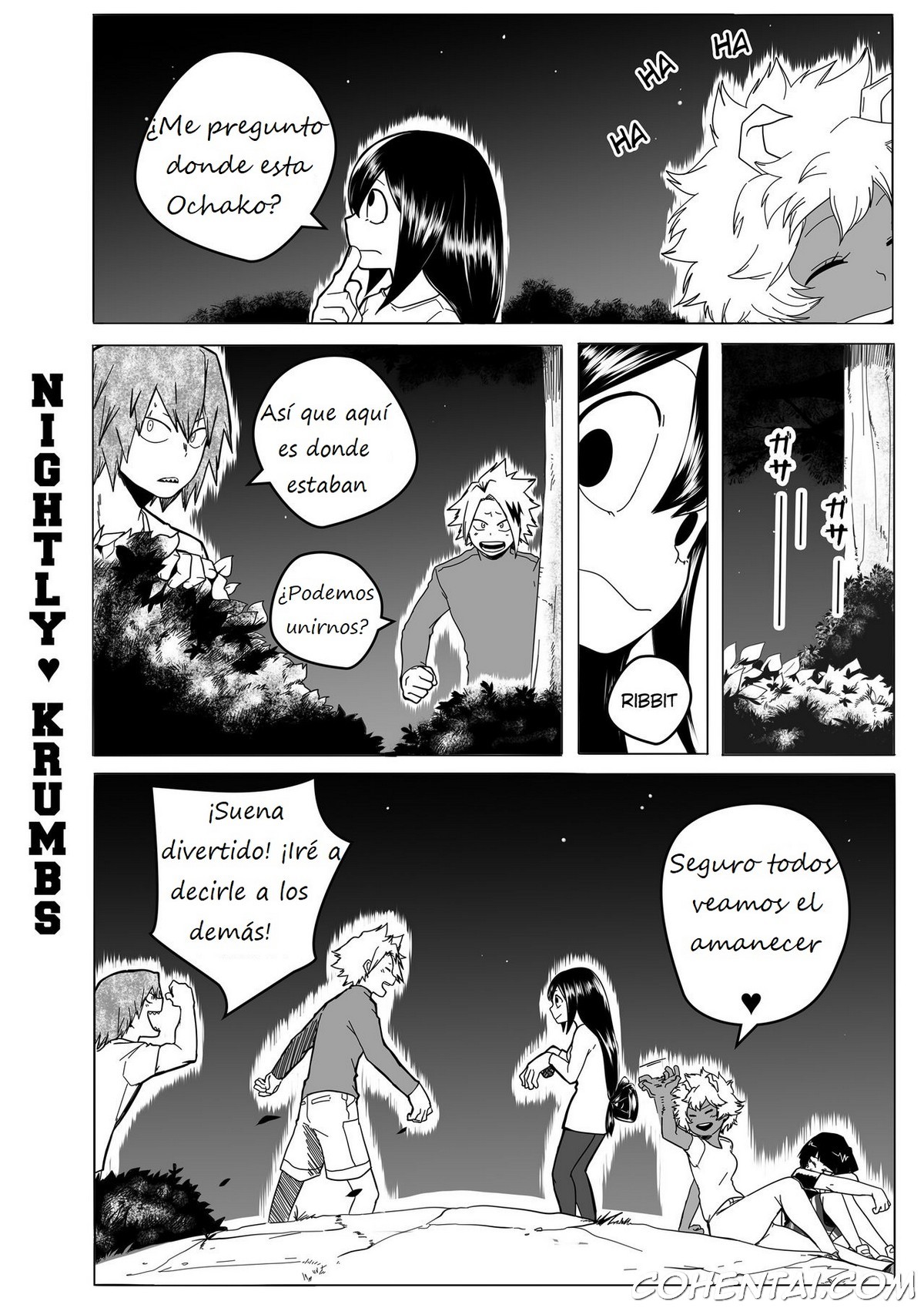 NIGHTLY KRUMBS (Boku no Hero Academia) xxx comics manga porno doujin hentai español sexo 