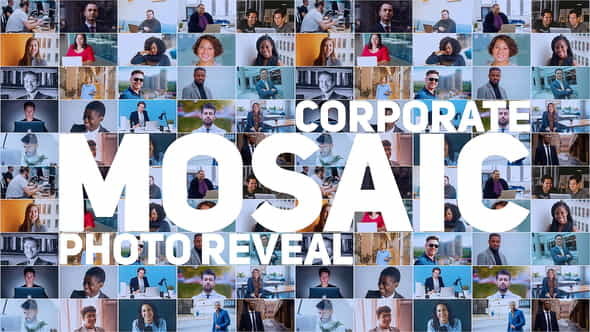 Mosaic Photo Reveal | Corporate - VideoHive 30636914
