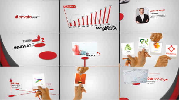 Corporate Profile With Hand Gestures - VideoHive 19581684