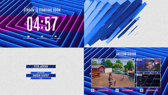 Stream Package 01 - VideoHive 46464693