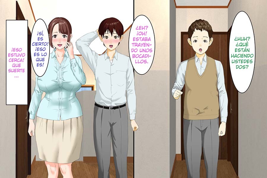 [Hy-dou (Hyji)] Kinjo Yuuwaku Daisandan <Tomodachi no Okaa-san Hen> Zenpen [Spanish]