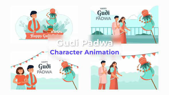 Gudi Padwa Animated - VideoHive 36770533