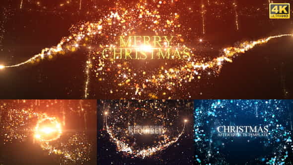 Christmas Particle Lights Reveal - VideoHive 25035594
