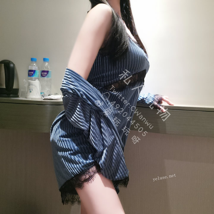 Private play objects 20.1.19 Blue sexy suspender sleeping skirt 6