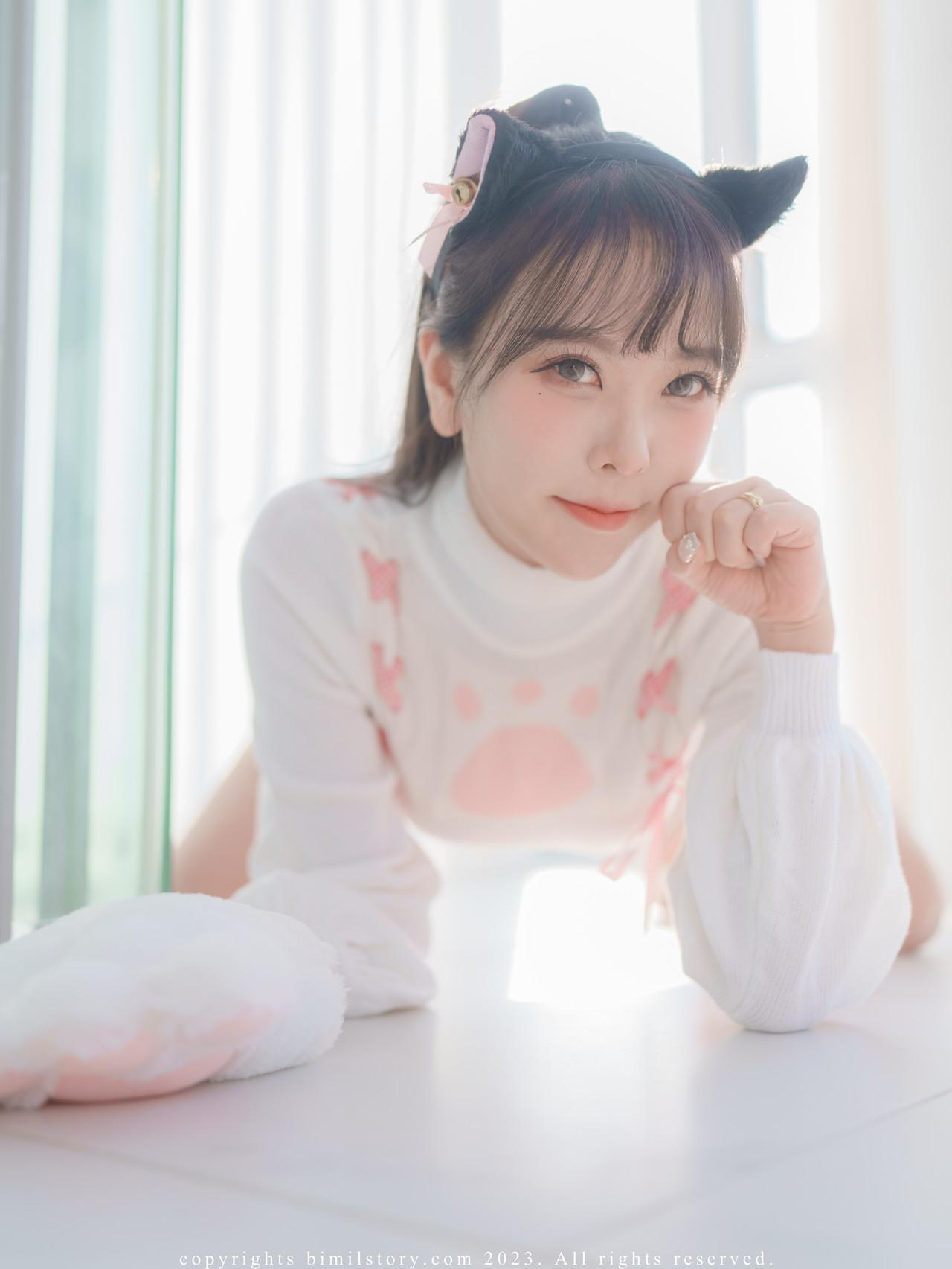 Jia 지아, [Bimilstory] Under-Boob Cat Girl Set.01(42)