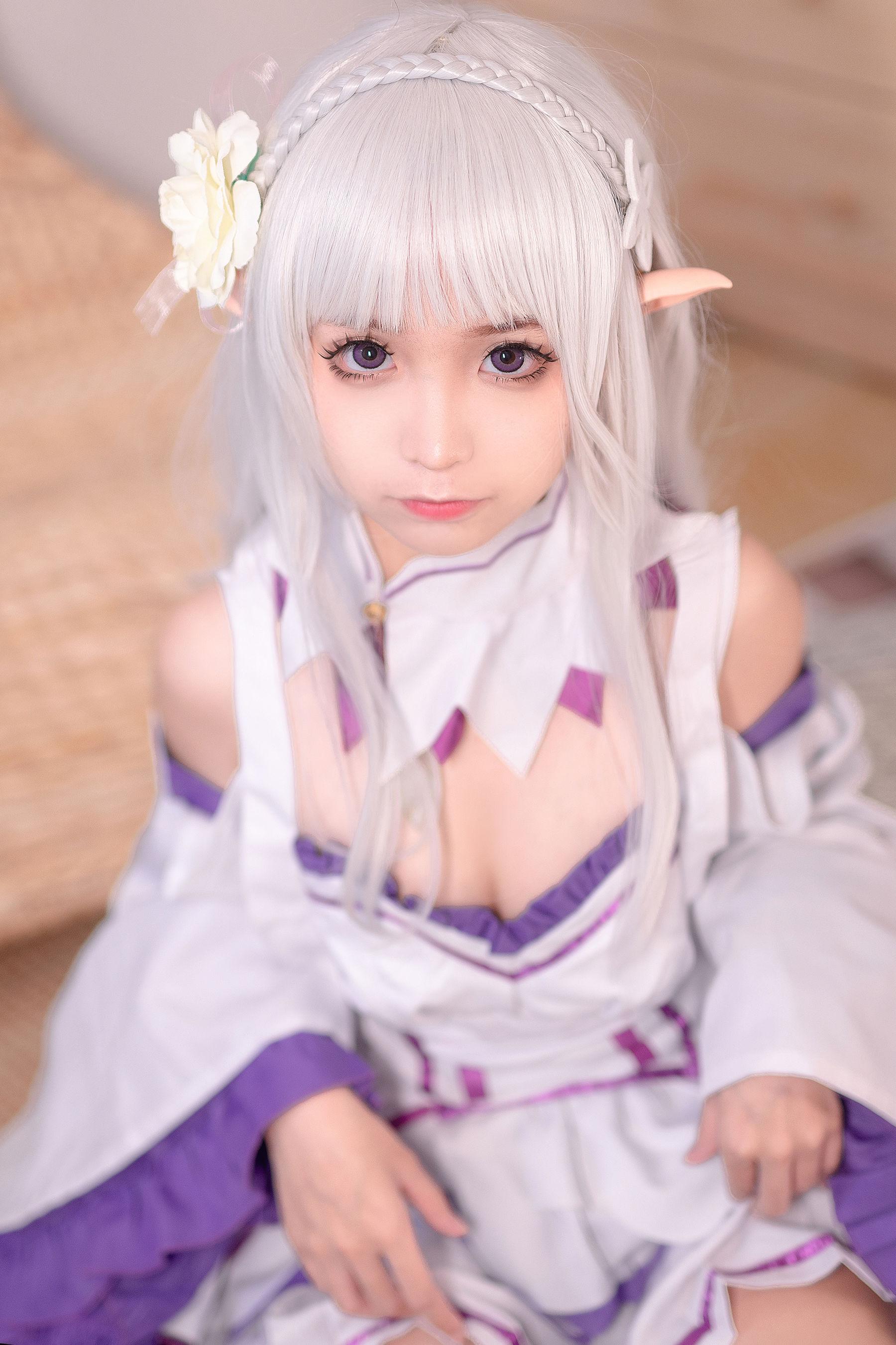 [美女Coser] 蠢沫沫 《艾米利亚》 写真集(26)