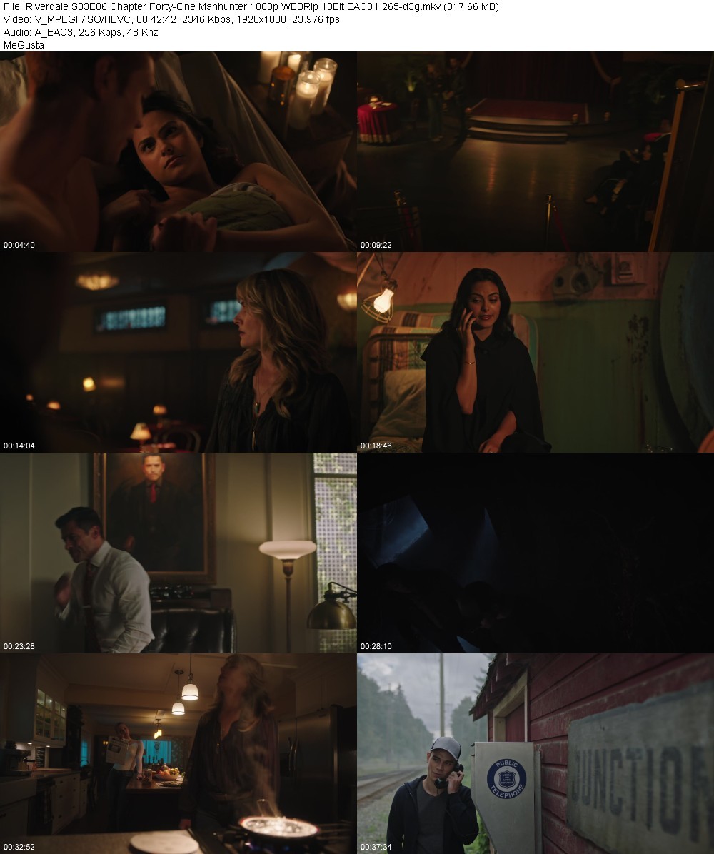 Riverdale S03E06 Chapter Forty-One Manhunter 1080p WEBRip 10Bit EAC3 H265-d3g