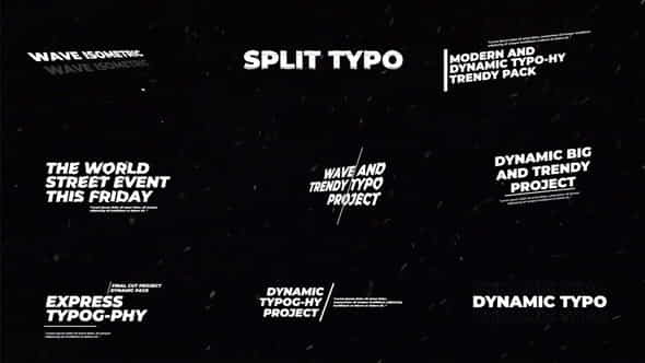 Dynamic Kinetic Typography FCPX - VideoHive 35075742