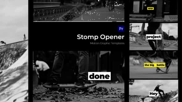 Stomp Opener - Premiere Pro - VideoHive 36219191