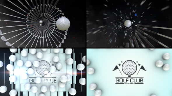 Golf Logo Reveal - VideoHive 38495049
