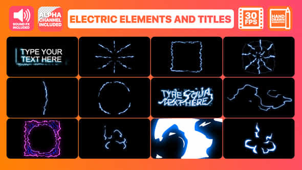 Electric Elements - VideoHive 23244820