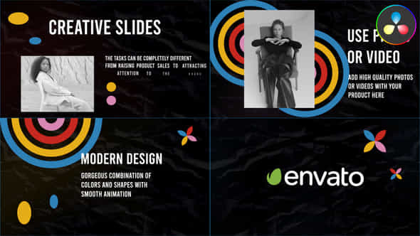 Geometric Modern Slides - VideoHive 46413512
