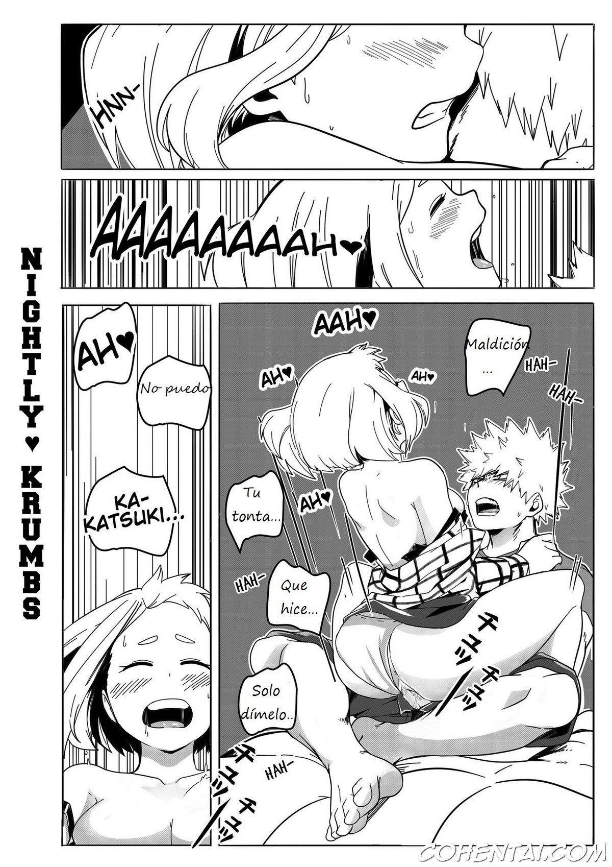 NIGHTLY KRUMBS (Boku no Hero Academia) xxx comics manga porno doujin hentai español sexo 