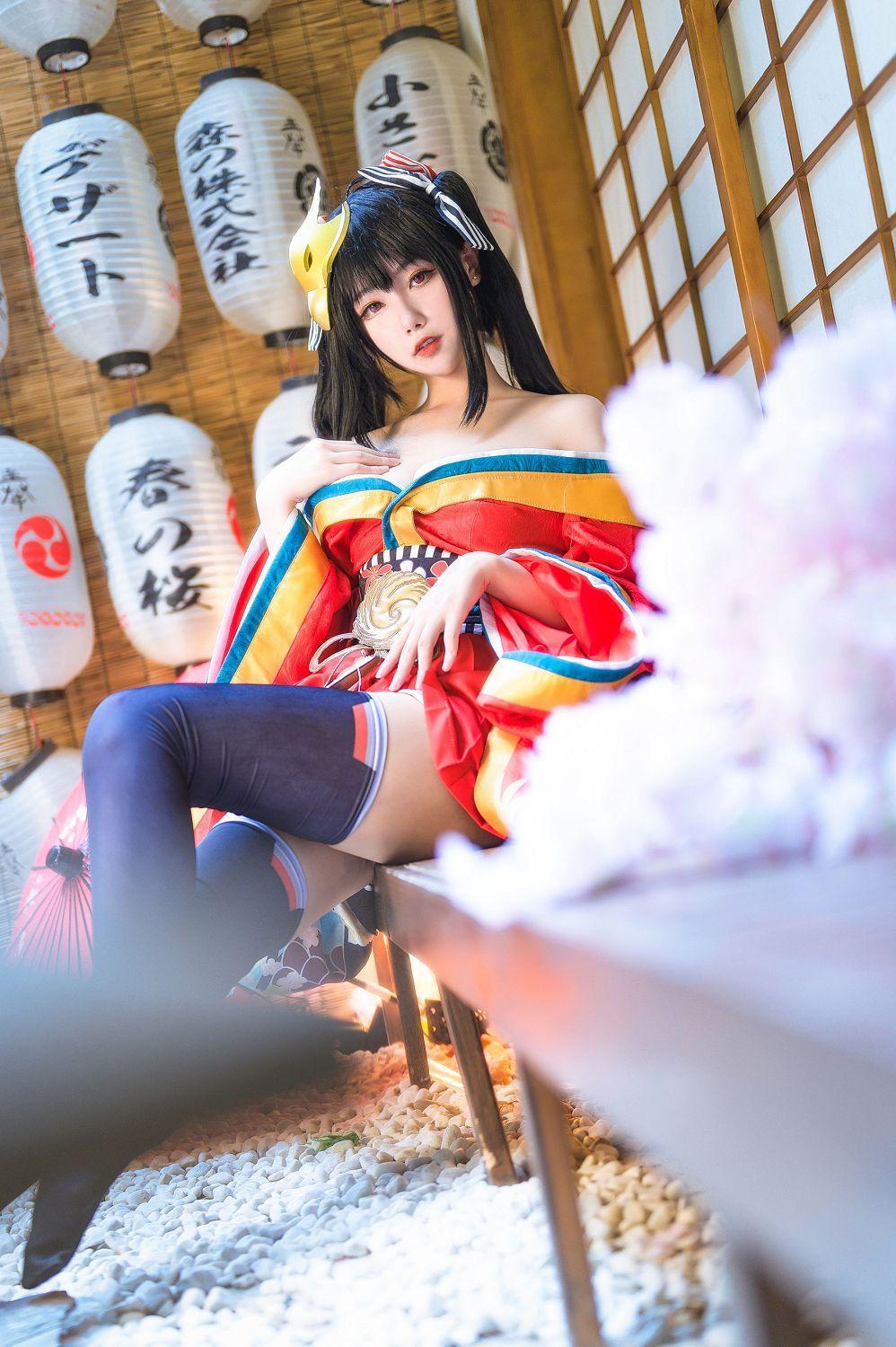 [福利女神cosplay] 微博妹子Momoko葵葵 - 大凤之和服(16)