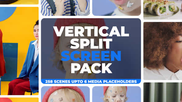 Vertical Split Screen - VideoHive 47586502