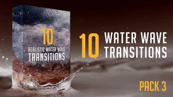 Water Wave Transitions Pack 3 - VideoHive 23049288