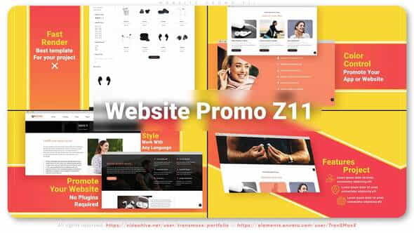 Website Promo Z11 - VideoHive 32546080
