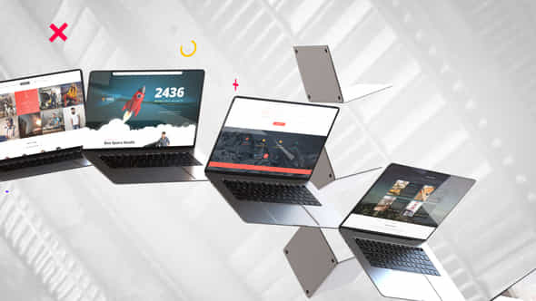 Laptop website promo - VideoHive 33650451