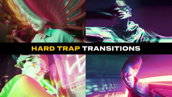 Hard Trap Transitions - VideoHive 48668098