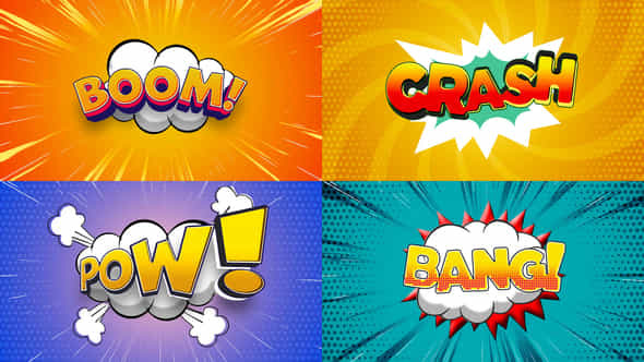 Comic Titles Part 1 - VideoHive 49485237