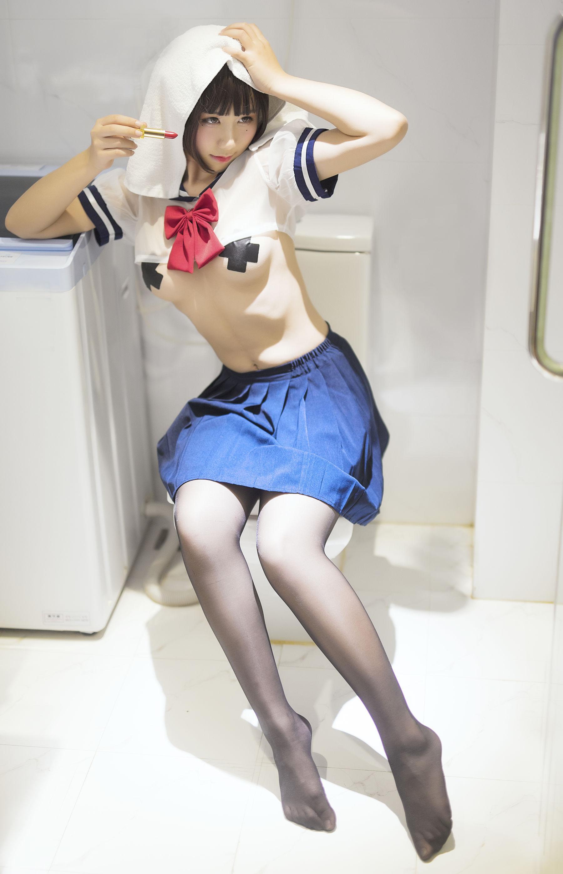 Coser九曲Jean 《JK透明制服》 写真集(13)