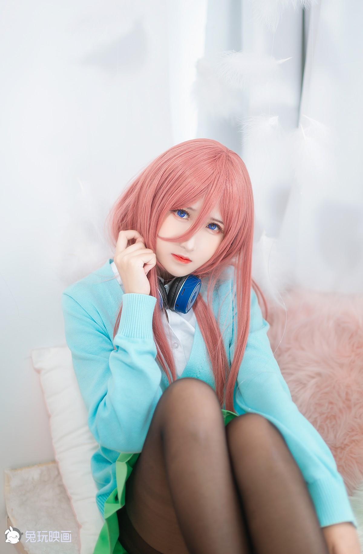 Cosplay 兔玩映画 五等分三玖(8)